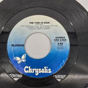 Blondie The Tide Is High Suzy and Jeffrey 7 Vinyl 45 RPM Chrysalis CHS 2465 1980